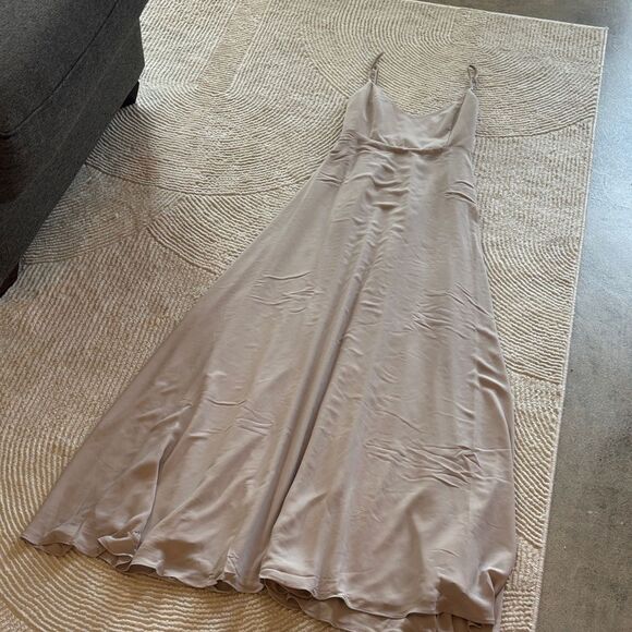 NWT Show Me Your MuMu Faith Dune Chiffon Maxi Dress - Picture 1 of 11